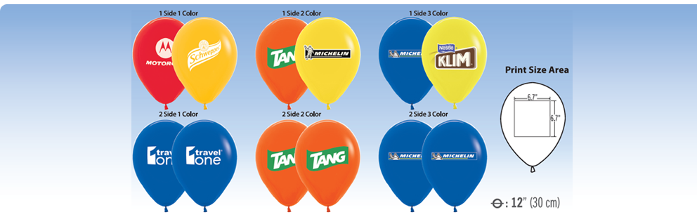 Promoadline 12 inch latex balloons